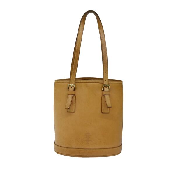 LOUIS VUITTON Nomad Leather Bucket PM Shoulder Bag Beige M85001 - Picture 2 of 16